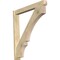 Ekena Millwork Balboa Arts & Crafts Rough Sawn Outlooker, Douglas Fir, 6"W x 48"D x 48"H OUT06X48X48BOA03RDF - alternate 1